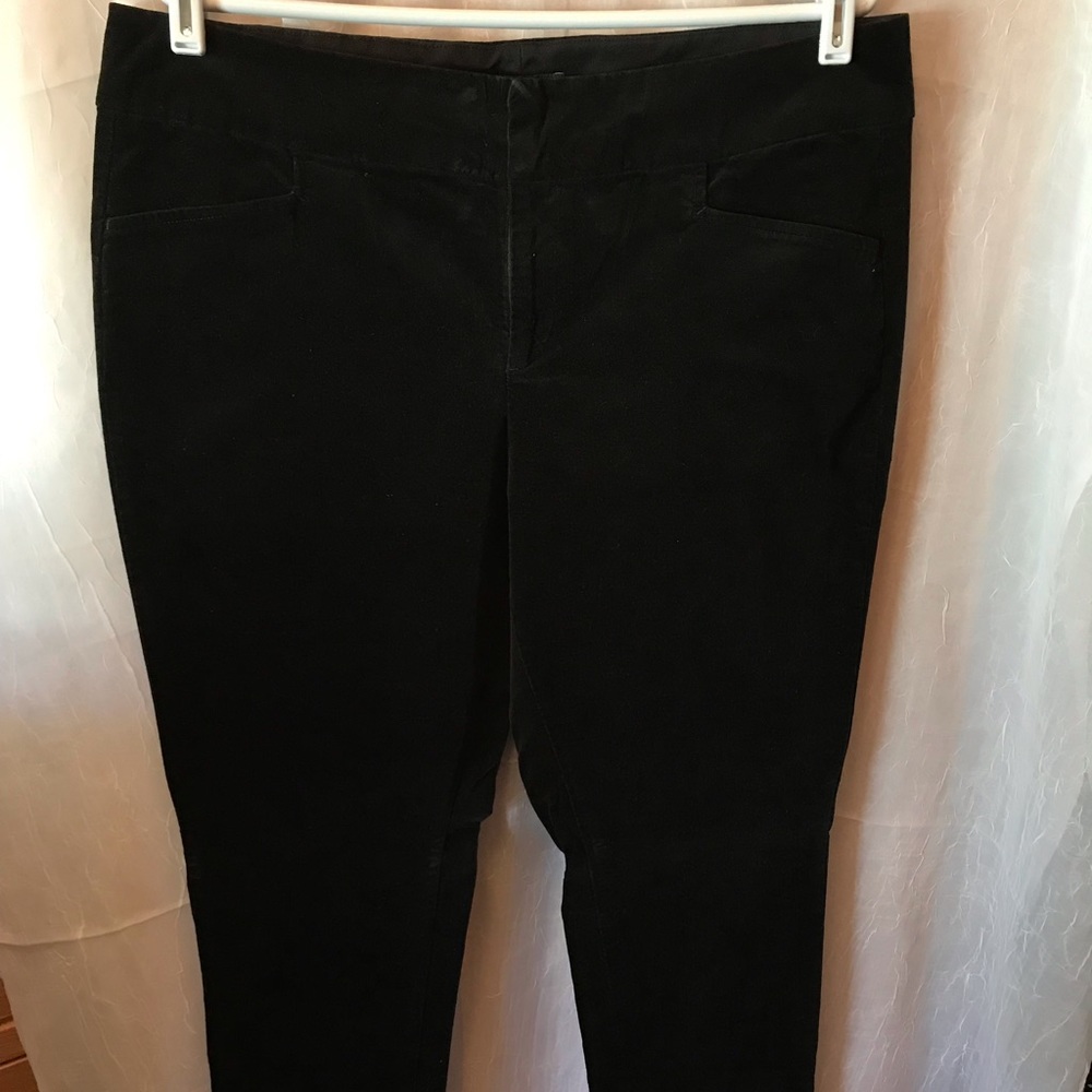 Black Velvet skinny pants